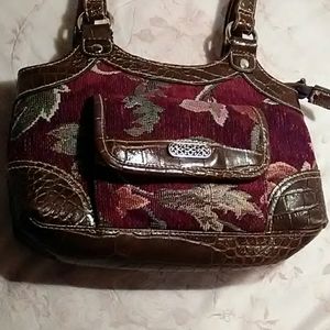 Burgundy ladies purse